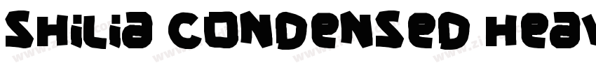 Shilia Condensed Heavy font字体转换